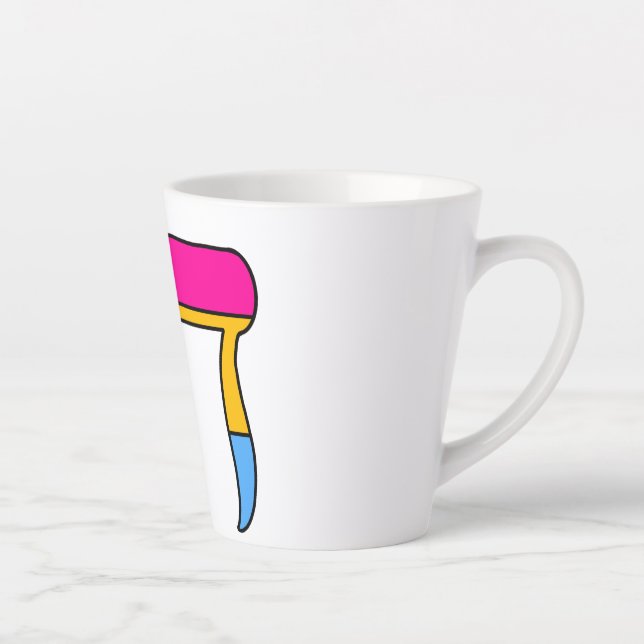 Taza De Café Latte Bandera Pan Pride Chai (Derecha)