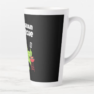 Taza De Café Latte Barbacoa vegetariana
