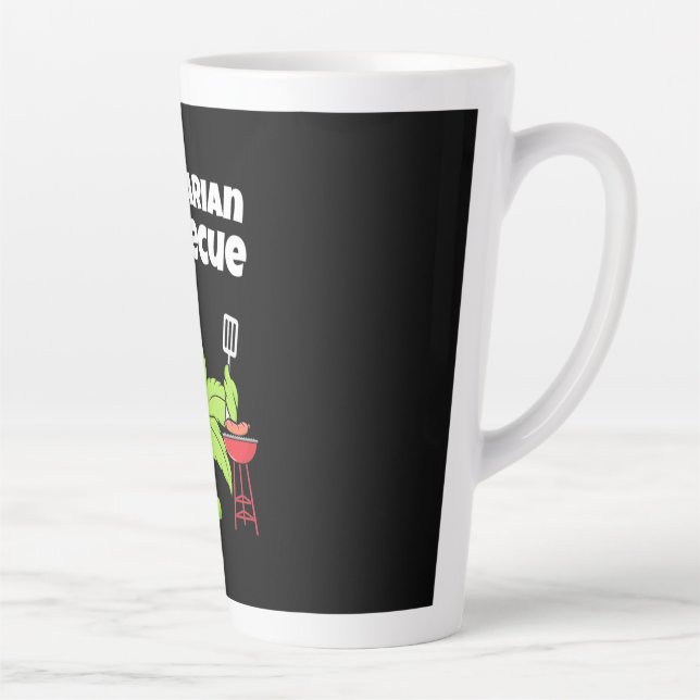 Taza De Café Latte Barbacoa vegetariana (Derecha)