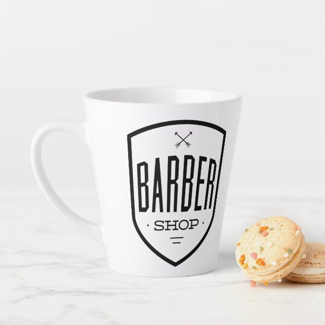 Taza De Café Latte Barber Shop | Barber (In situ)