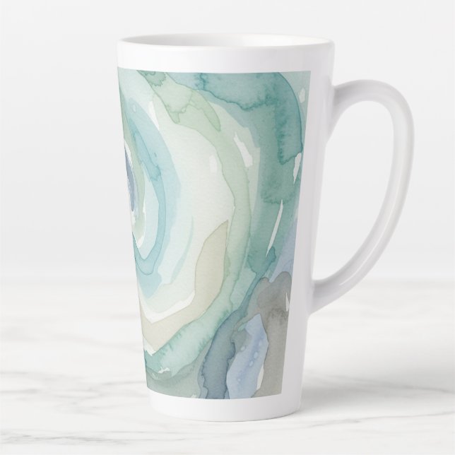 Taza De Café Latte Barrido de agua nórdica lata mug (Derecha)