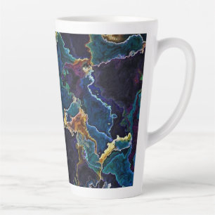 Taza De Café Latte Barrido de petróleo