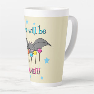 Taza De Café Latte Bat Craving Lollipops - Serás Mío