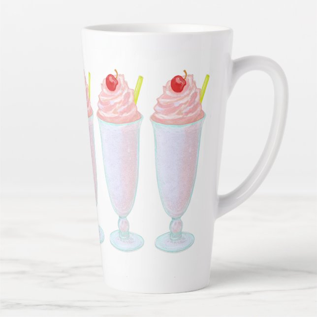 Taza De Café Latte batido de helado (Derecha)