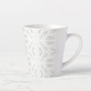 Taza De Café Latte BATTENBURG LACE Latte Mug