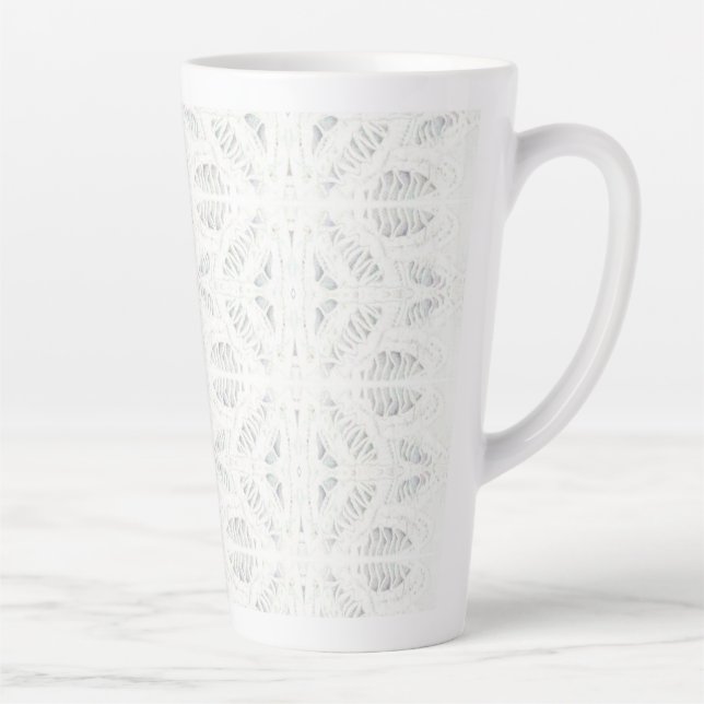 Taza De Café Latte BATTENBURG LACE Tall Latte Mug (Derecha)