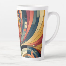 Taza De Café Latte Bauhaus Duality Latte Mug