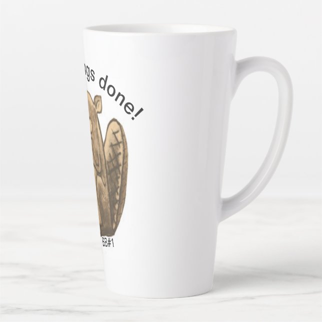 Taza De Café Latte BB #1 Latte Mug (Derecha)