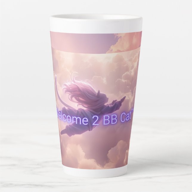 Taza De Café Latte BB Cat warm hug mug; Awakening Series (Anverso)