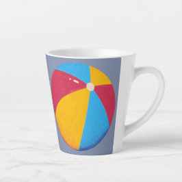 Taza De Café Latte Beach Ball Latte Mug