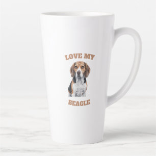 Taza De Café Latte Beagle Lover Design
