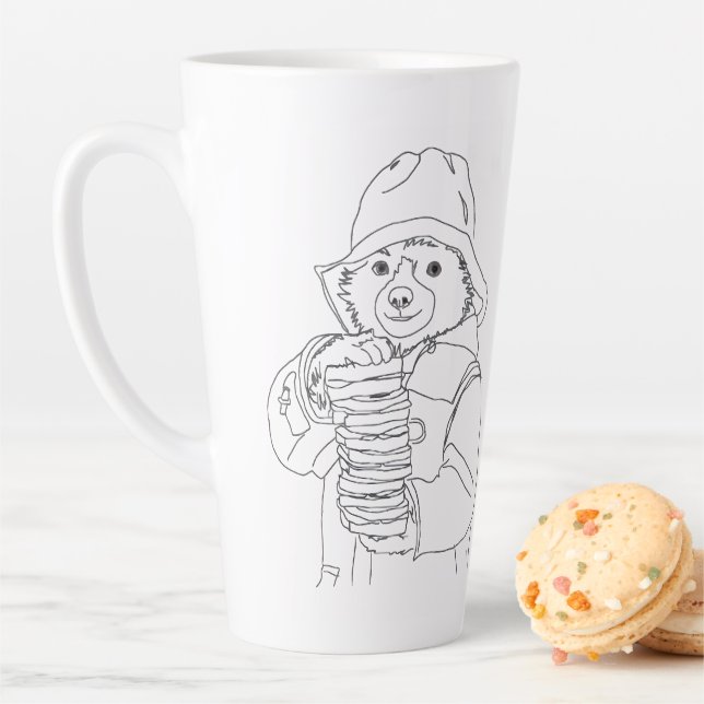 Taza De Café Latte Bear with Sandwiches (In situ)