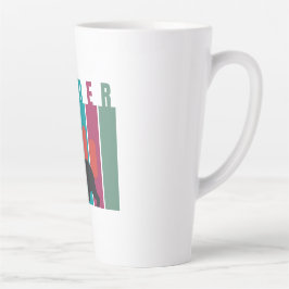 Taza De Café Latte Bearish market | Trader | Simple design