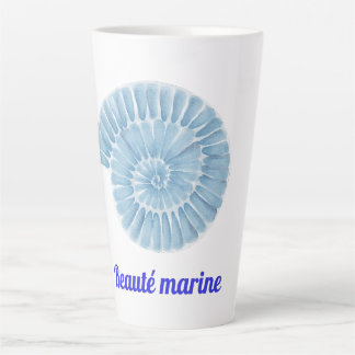 Taza De Café Latte Beauté marine