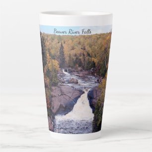 Taza De Café Latte Beaver River Falls lata mug