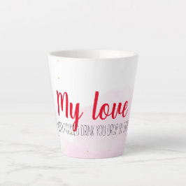 Taza De Café Latte Beba mi amor