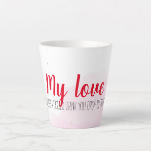Taza De Café Latte Beba mi amor