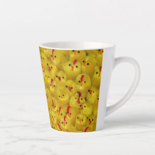 Taza De Café Latte Bebé amarillo lindo chicles latte mug