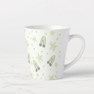 Taza De Café Latte Bebé pasteles barro trapo