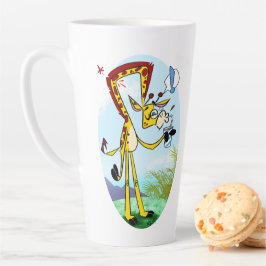 Taza De Café Latte BEBER EN MI GIRAFFE DE Jeff Willis Art
