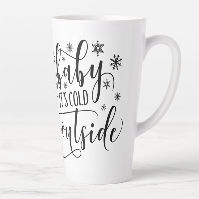Taza De Café Latte Beber su frío fuera de los Navidades Café de invie (Derecha)