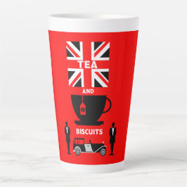 Taza De Café Latte Bebidas de té clásicas británicas