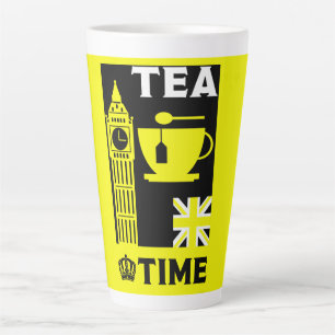 Taza De Café Latte Bebidas de té clásicas británicas