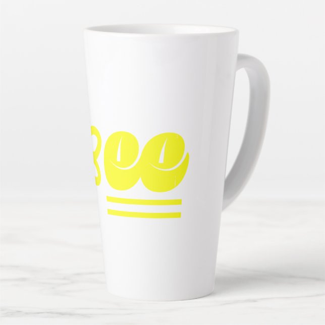 Taza De Café Latte Bee (Ángulo derecho)