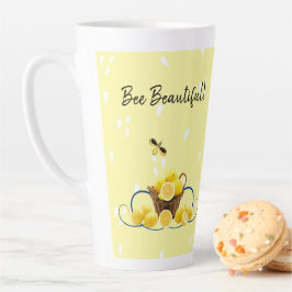 Taza De Café Latte Bee Beautiful Latte Mug