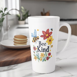 Taza De Café Latte Bee Kind