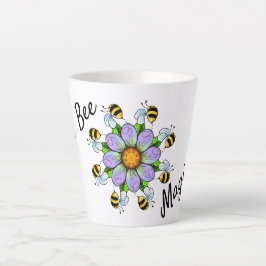 Taza De Café Latte Bee Magical pequeño latte mug