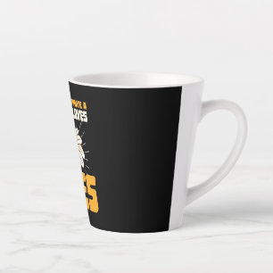 Taza De Café Latte Beekeeper Gift Un Chica que ama a las abejas