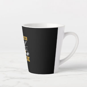 Taza De Café Latte Beer Drinker Golf And Beer Cumpleaños