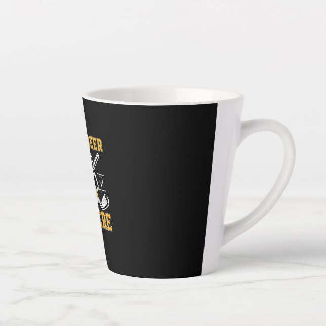 Taza De Café Latte Beer Drinker Golf And Beer Cumpleaños (Derecha)