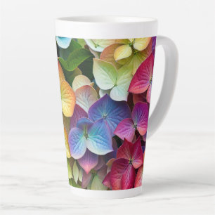 Taza De Café Latte Begonia arcoiris #766 - Latte Mug