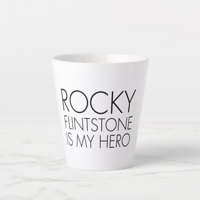 Taza De Café Latte Belinda Flintstone Rocky (Anverso)