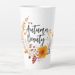 Taza De Café Latte Belleza de otoño