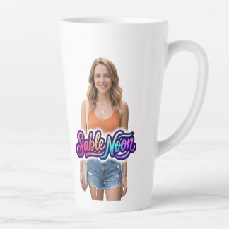 Taza De Café Latte Belleza de Sable Noon Pose #1