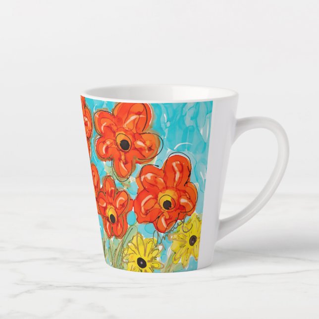 Taza De Café Latte Belly Laugh Latte Lovitude Cup (Derecha)