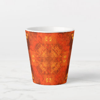 Taza De Café Latte Bendición del arte abstracto