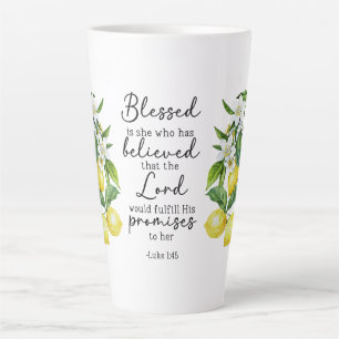 Taza De Café Latte Bendita Es Ella