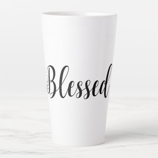 Taza De Café Latte Bendito (Anverso)