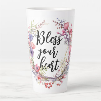 Taza De Café Latte Bendito sea tu corazón