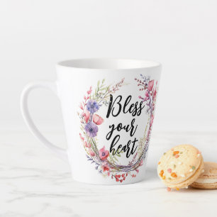 Taza De Café Latte Bendito sea tu corazón