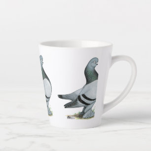 Taza De Café Latte Berliner Tumbler Pigeon Blue Bar