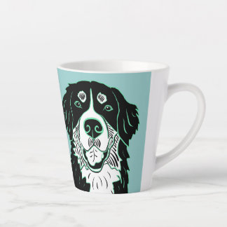 Taza De Café Latte Bernese Mountain Dog Latte Mug