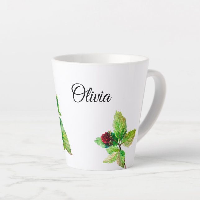 Taza De Café Latte Berries (Ángulo derecho)