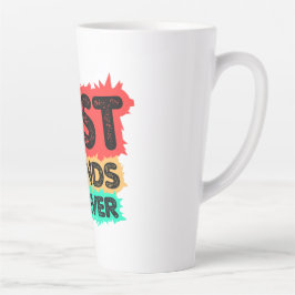 TAZA DE CAFÉ LATTE BEST FRIENDS FOREVER RETRO FRIENDS, FRIENDSHIP