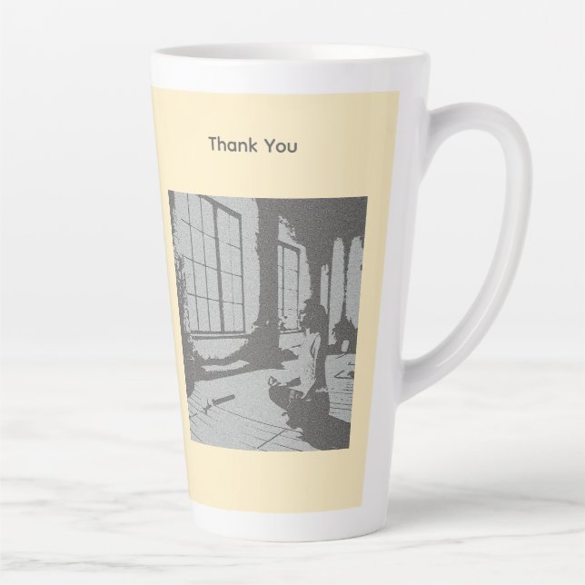 Taza De Café Latte Best Yoga Teacher Ever (Derecha)