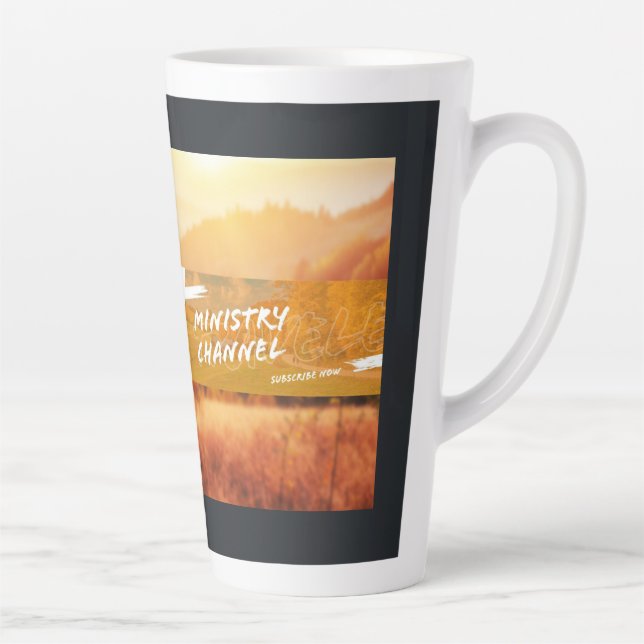 TAZA DE CAFÉ LATTE BIBLENKJV.COM™ 🛐 #LMUG (Derecha)